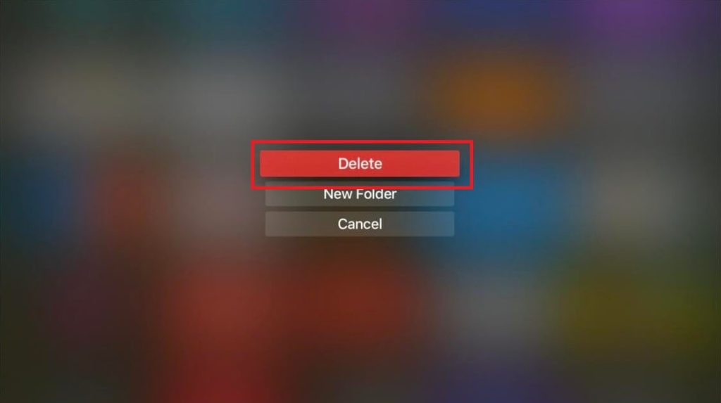 How to Delete Apps on Apple TV - Delete 