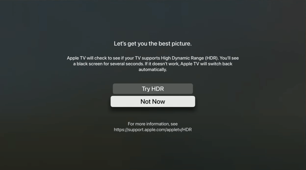 HDR - How to Set Up Apple TV