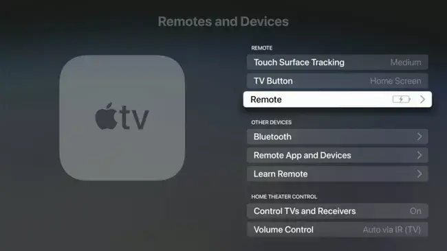 Select Remote from Remotes and Devices