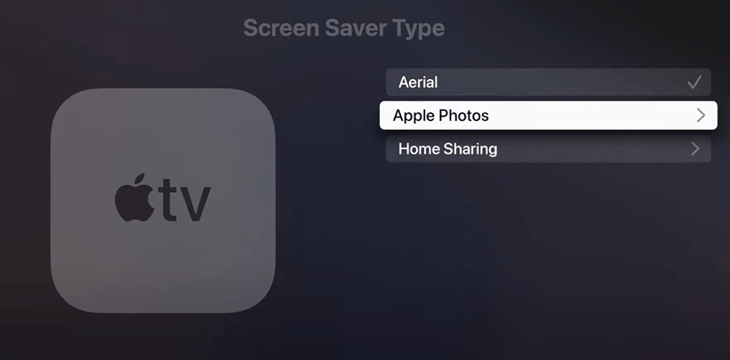 Apple TV Screensaver - Click Apple Photos 