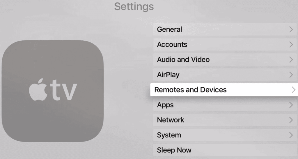 Select Remotes and Devices 