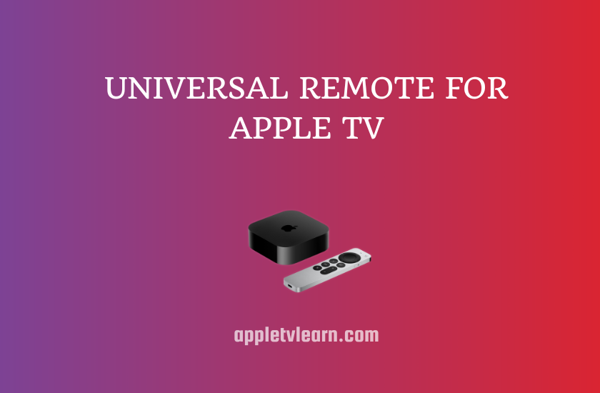 Best Universal Remote for Apple TV