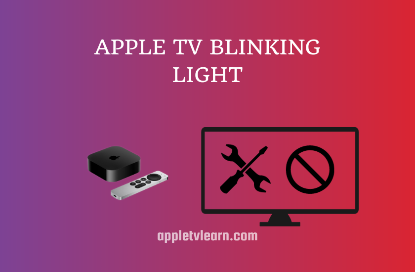 To Fix the Apple TV blinking light issue