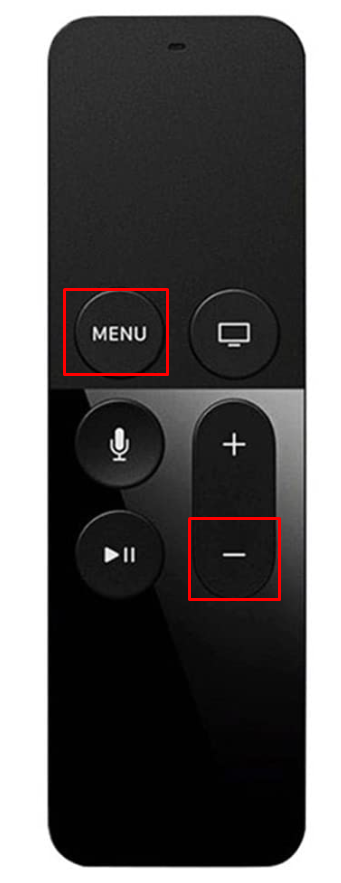Press the Menu and Volume Down buttons on your TV remote