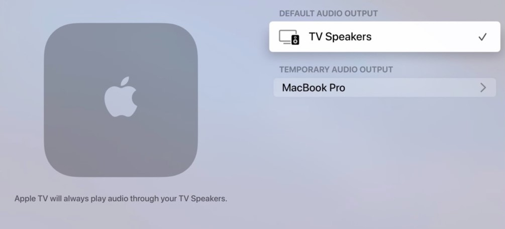 Select Apple TV Speakers