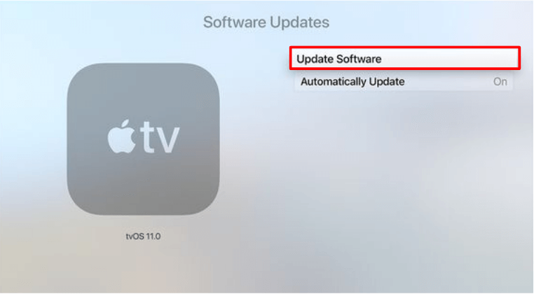 Apple TV no Sound - Update Apple TV
